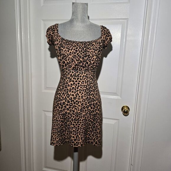 REFORMATION leopard print minidress - Picture 1 of 5